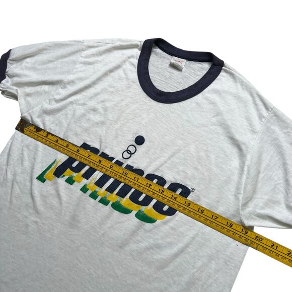 Vintage Prince Ringer T-Shirt Sport-T Steidman USA Made Large 80s Graphic Tee - Picture 5 of 8